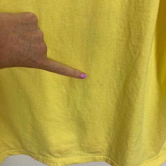 Vintage Relay For Life 99 T Shirt Mens XL Yellow Green Escape To Paradise - Picture 5 of 6